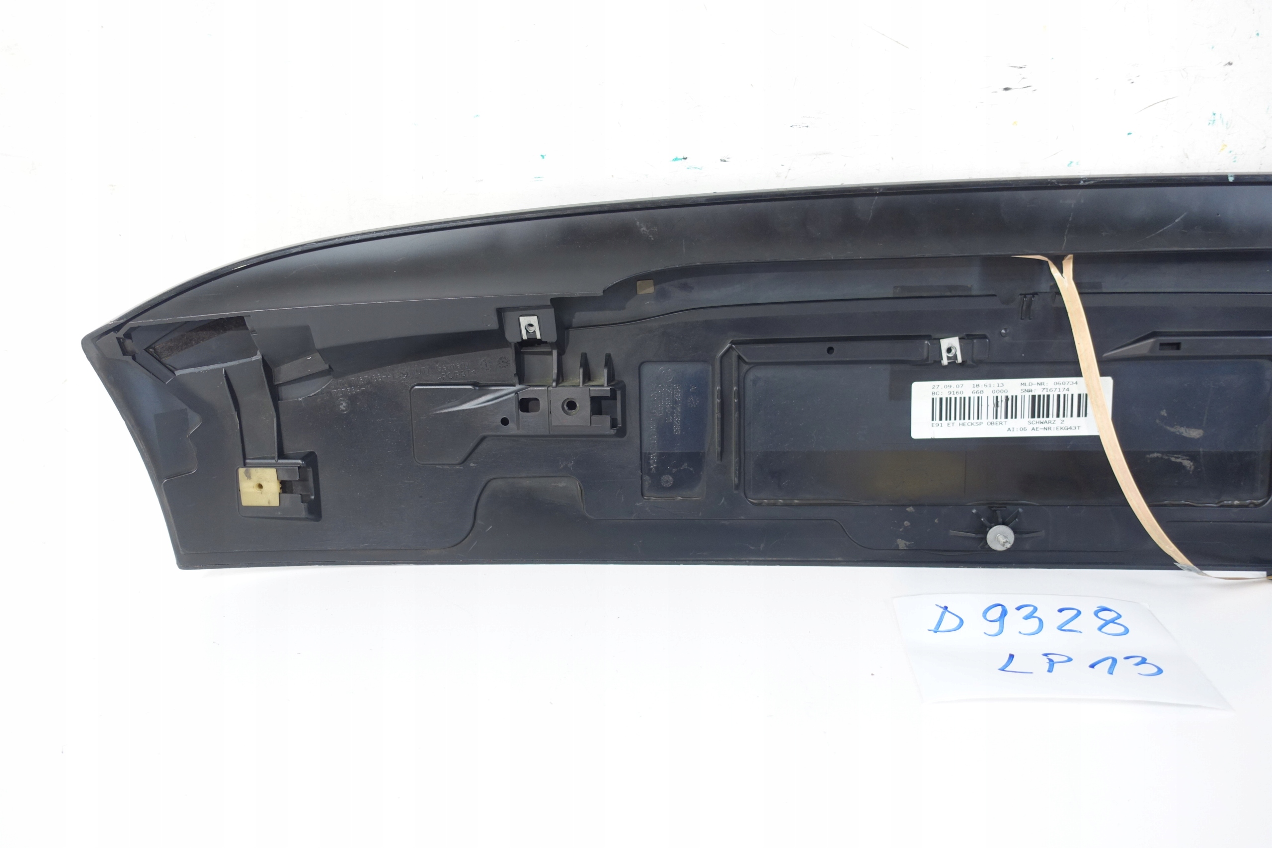 BMW SERII 3 E91 LIFT SPOILER LOTKA bonnet 08-12 7143263