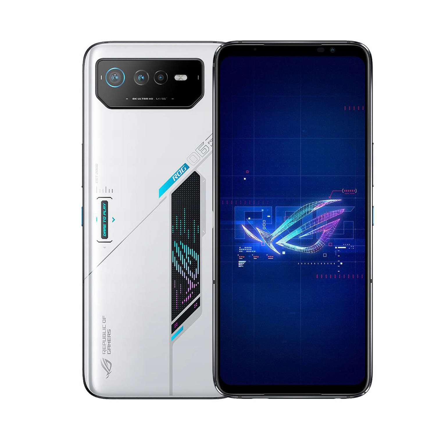 

Smartfon Asus Rog Phone 6 16/512GB White 4K Nfc