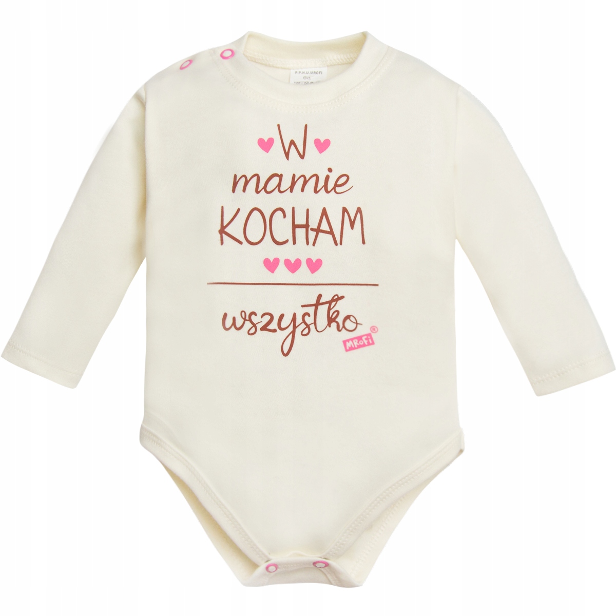 

Body długi rękaw W Mojej Mamie Kocham Wszystko 86