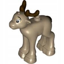

Lego Renifer 58808pb01 dark tan
