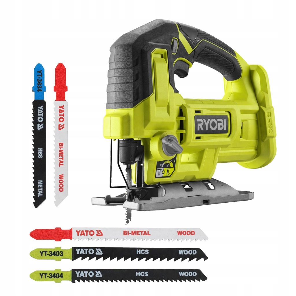 Wyrzynarka Ryobi RJS18-0 Aku 18V 5 brzeszczotów chwyt typu T