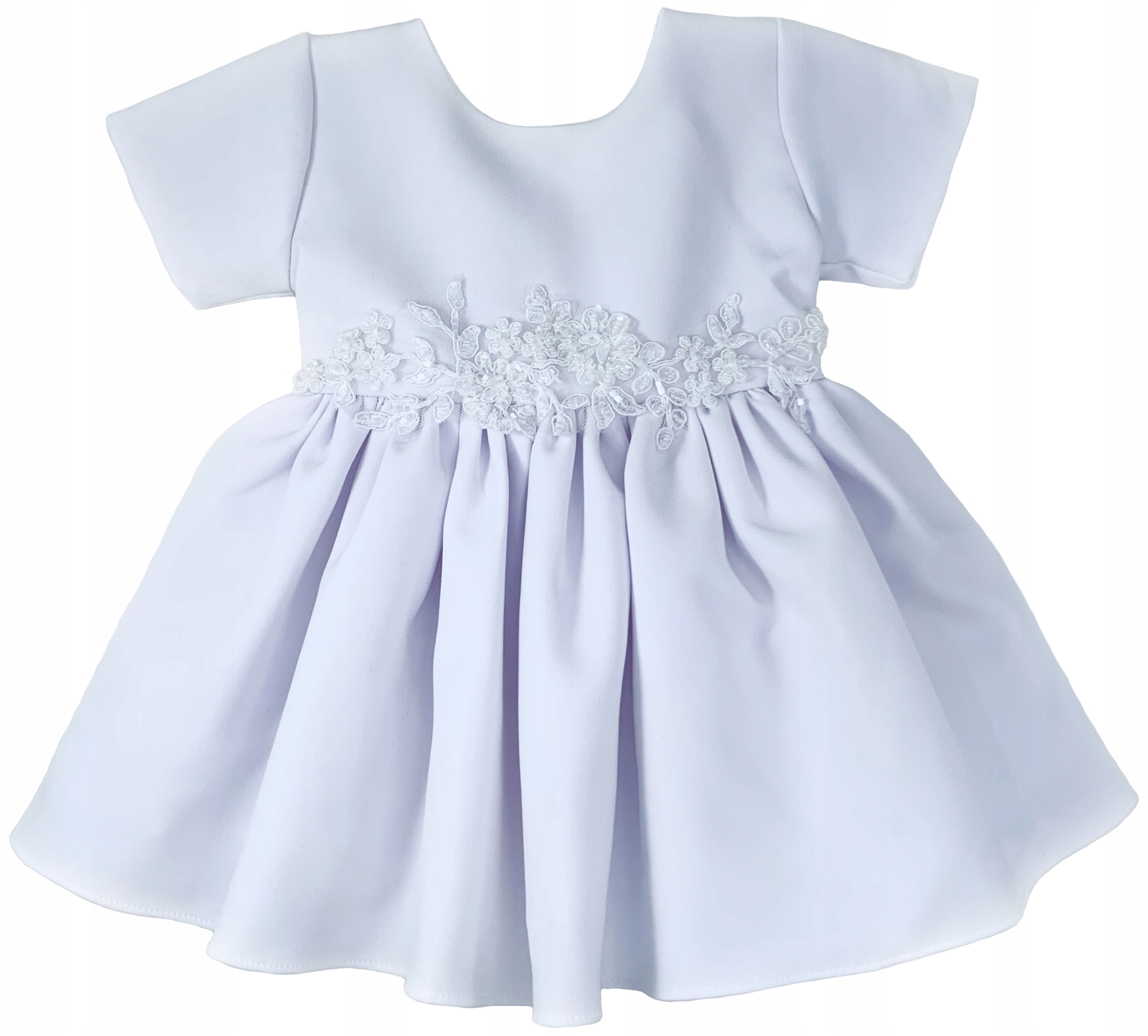 

Sukienka biała 68 cm do Chrztu 4-6 m