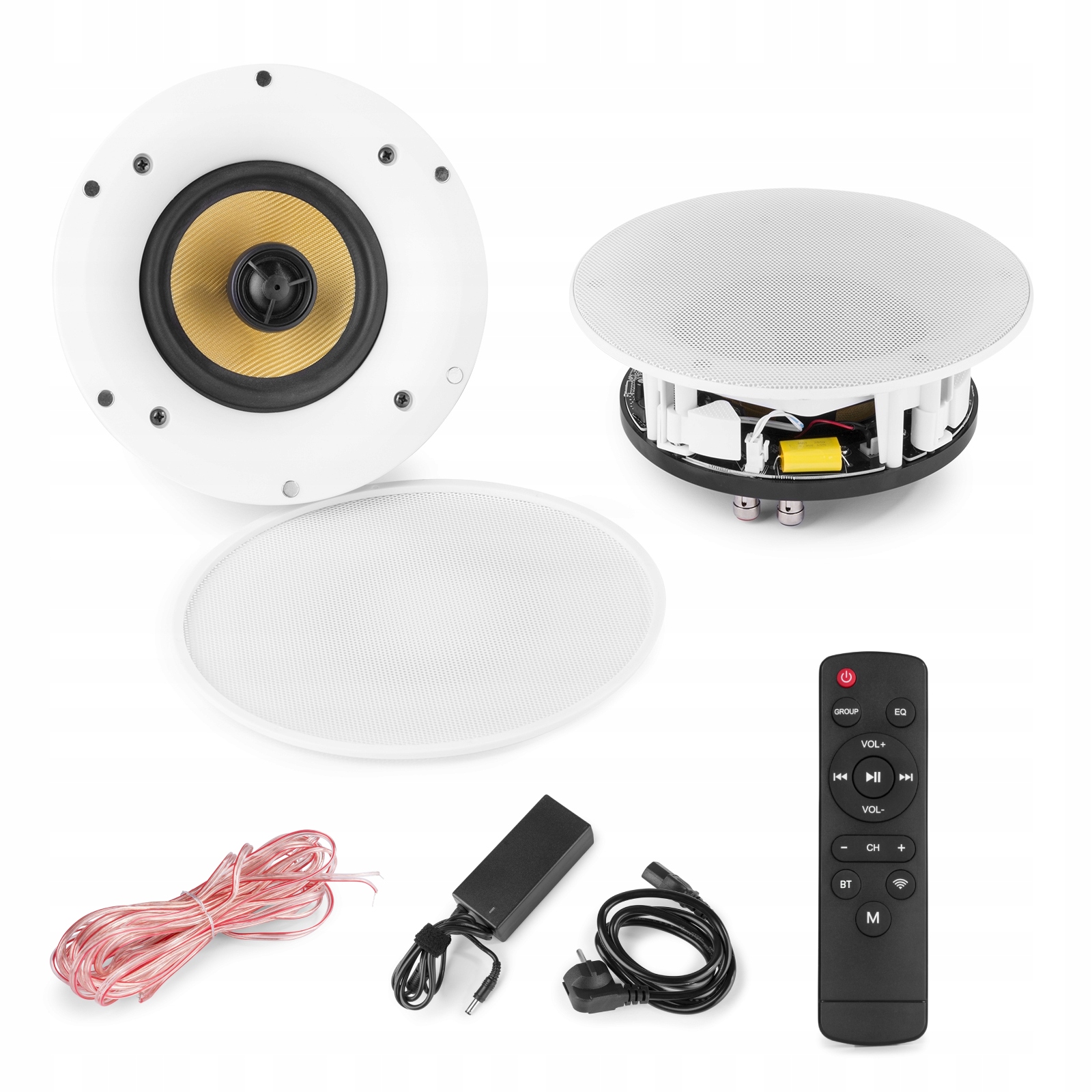 

Głośniki 2szt Smart Home 120W 6,5'' Wifi /bt Pilot