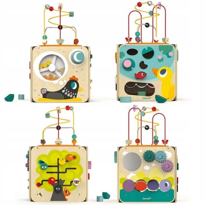 

Janod Duża Wielofunkcyjna Kostka Pętla 1+ 8W1