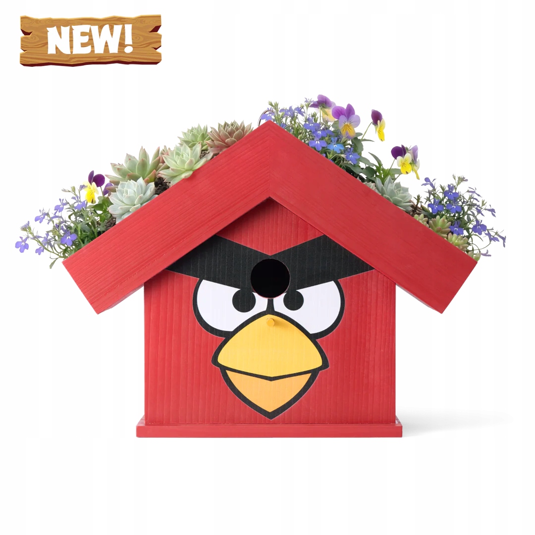 Květináč s budkou pro ptáky WildYard X Angry Birds