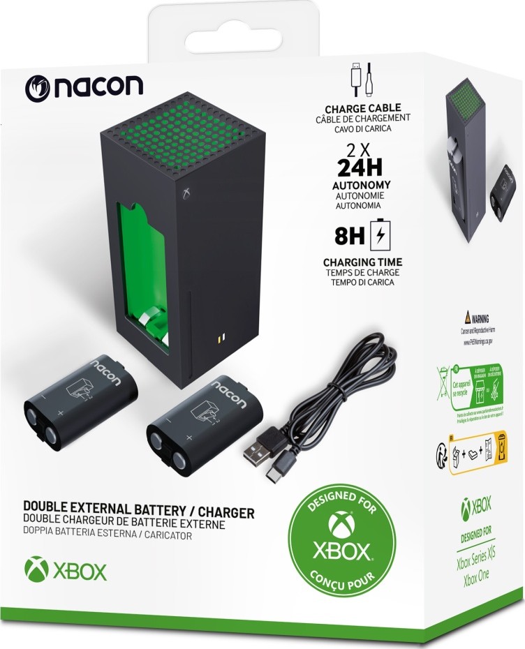 Nabíječka pro Xbox Series X 2x akumulátor 1400 mAh Nacon
