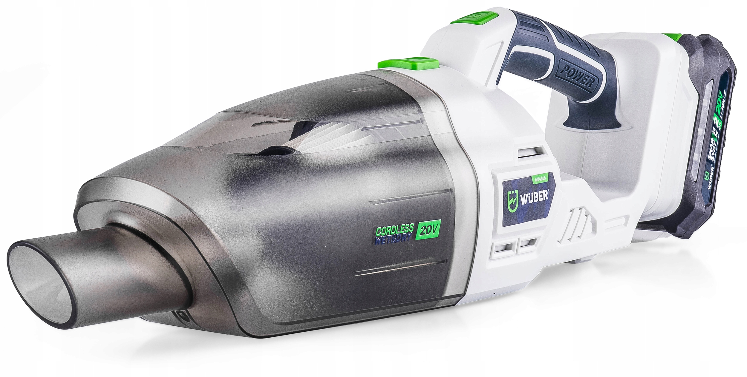 Odkurzacz ręczny akumulatorowy 2w1 samochodowy bezprzewodowy Wuber W04666