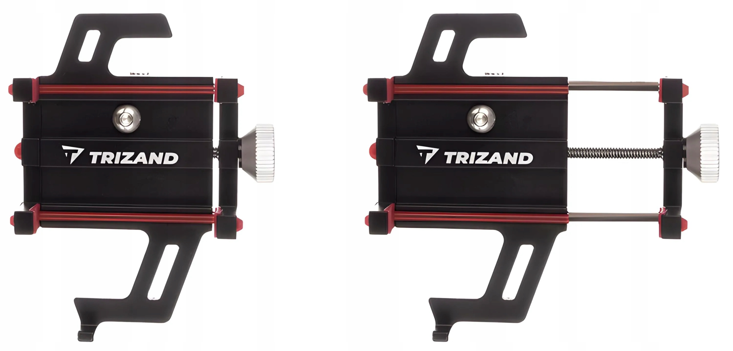 UCHWYT ROWEROWY NA TELEFON ROWER NA KIEROWNICĘ DO ROWERU REGULOWANY Kolor czarny