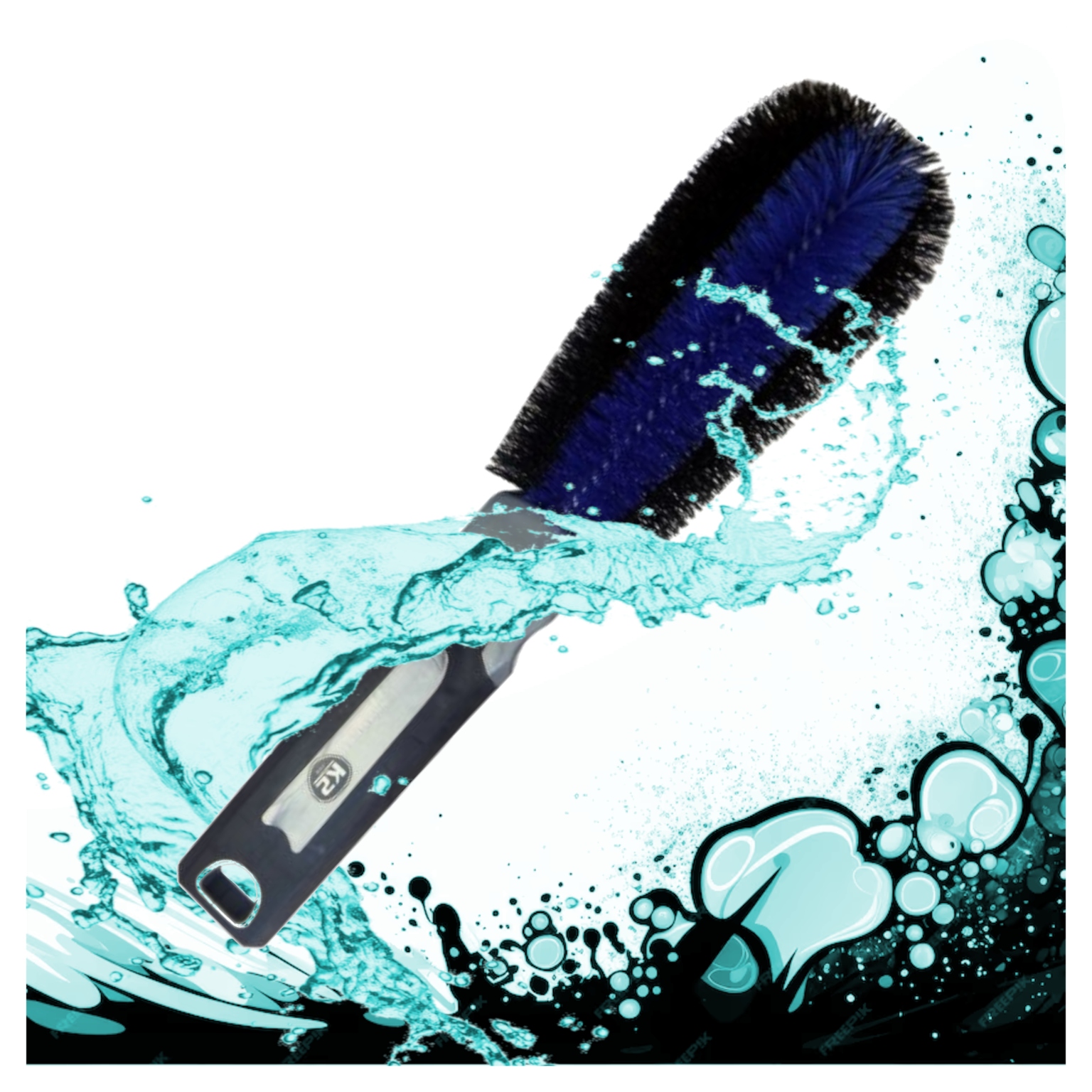 Szczotka do Mycia K2 Szczotka Do Mycia Felg Felg i Kołpaków Samochodowych