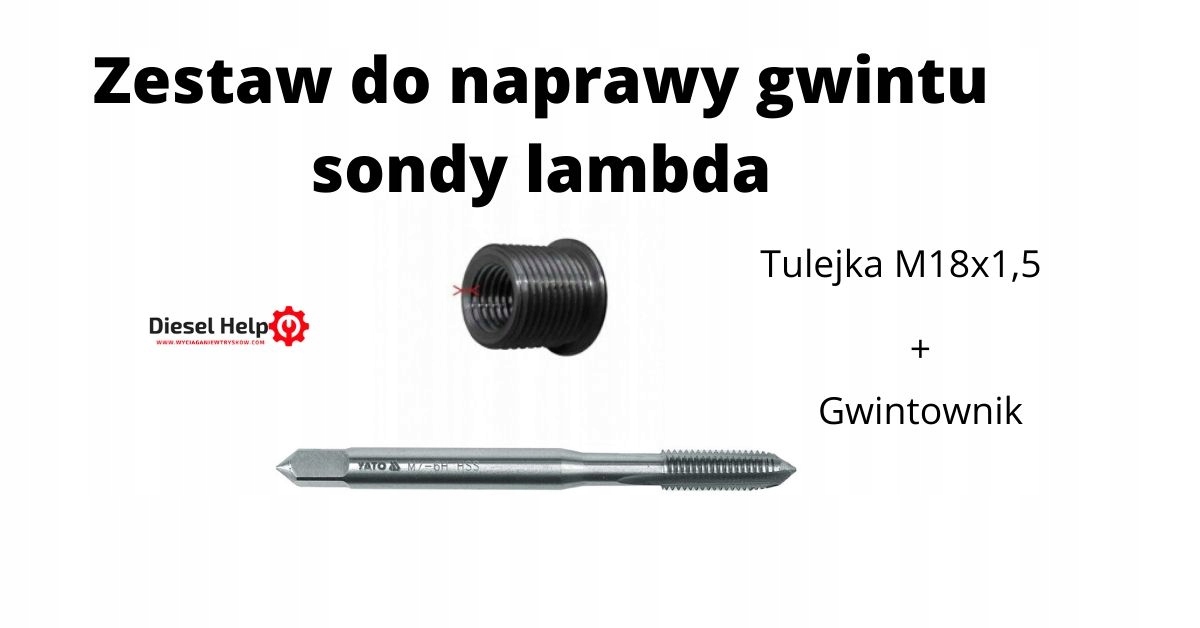 Zestaw do naprawy gwintu sondy lambda