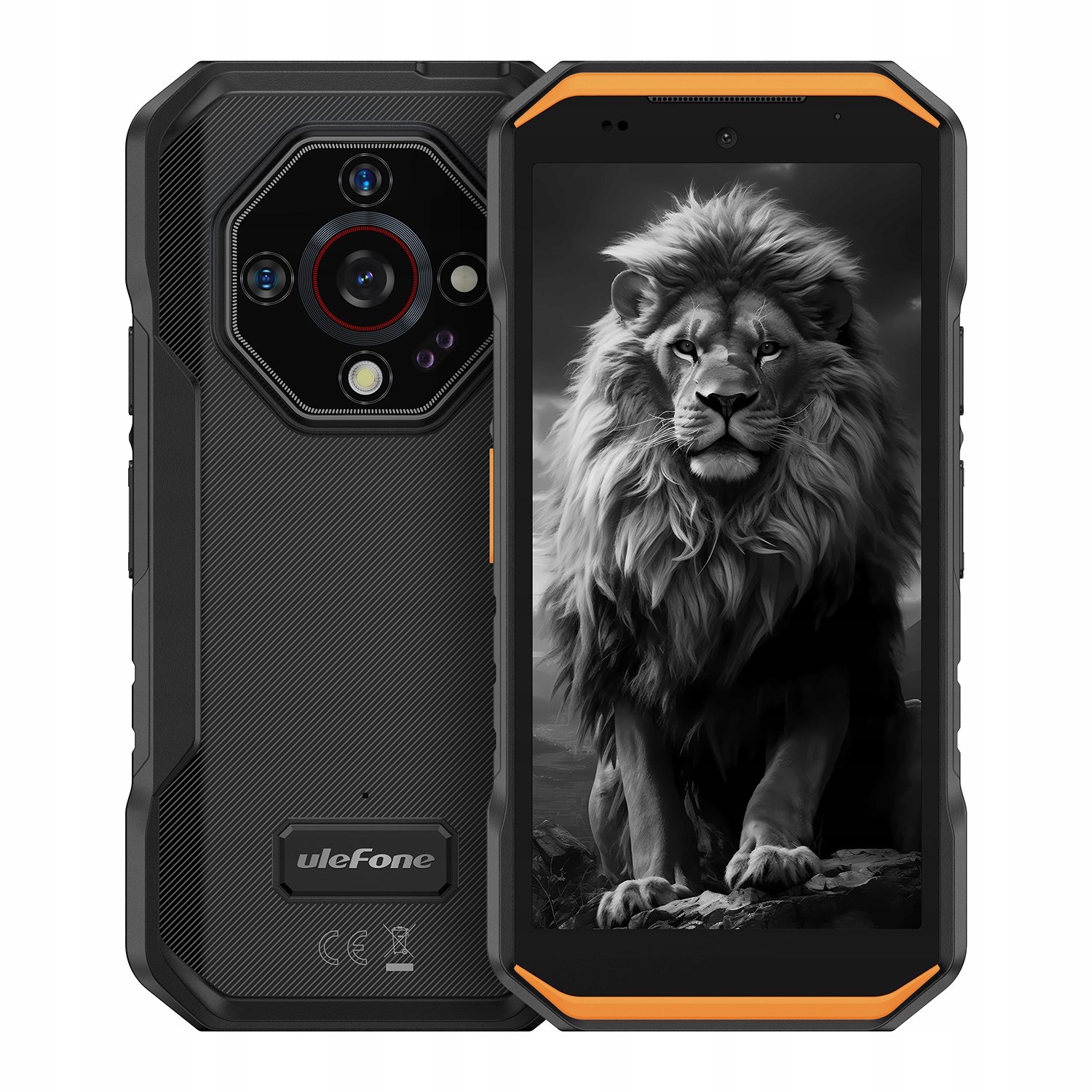 Pancéřový smartphone Ulefone Armor X32 Pro 8/256GB 5G Noční vidění Oranžový