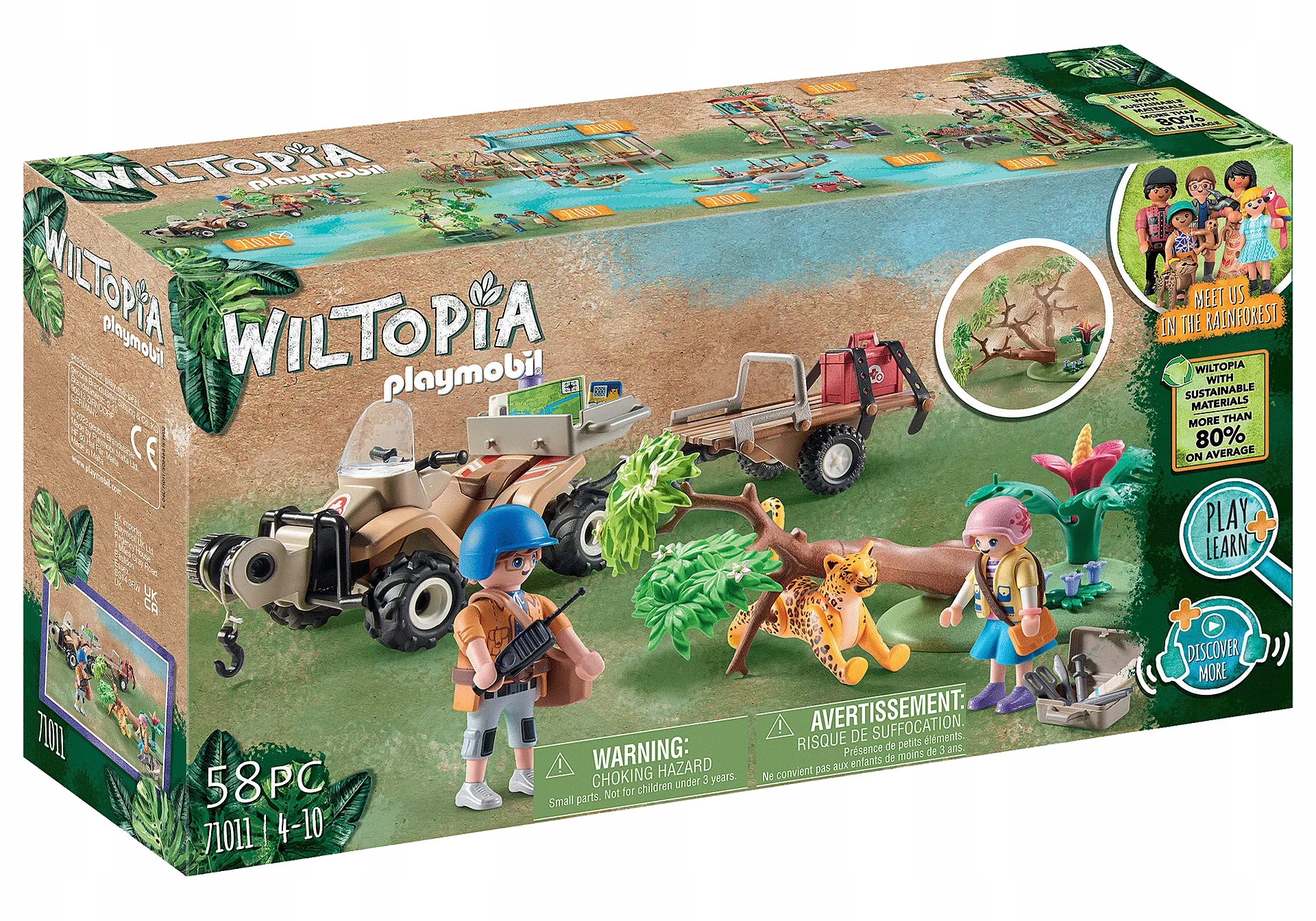 

Playmobil 71011 Wiltopia Quad ratunkowy dla zwierz