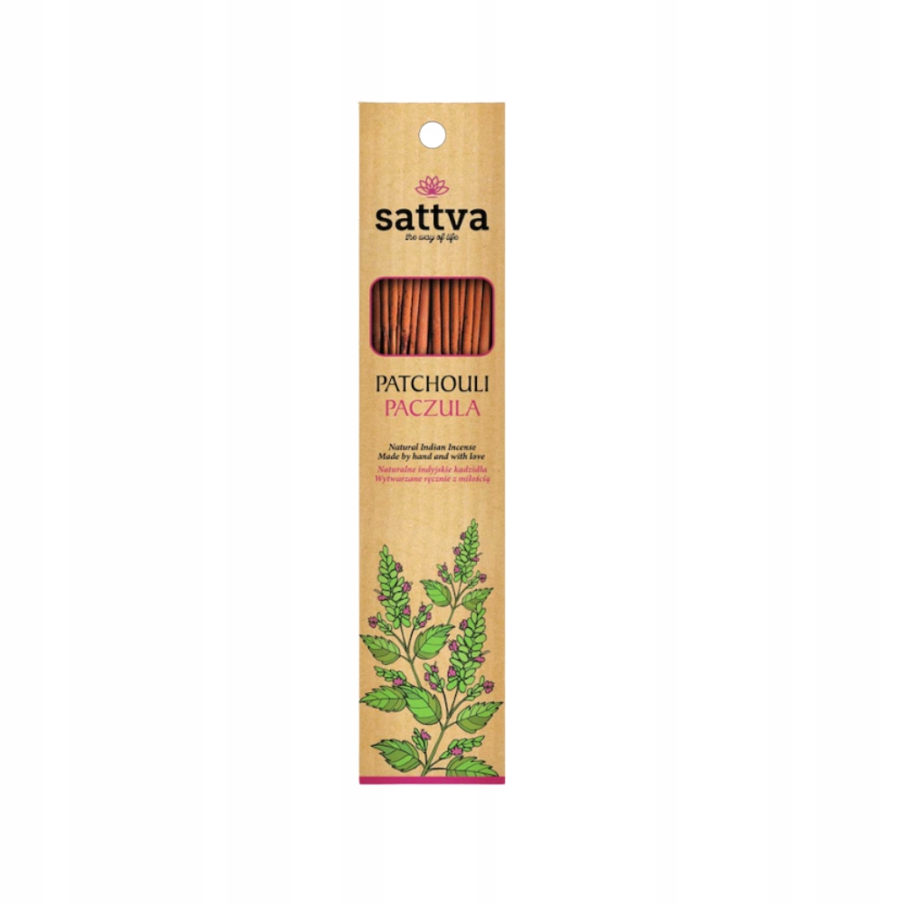 

Sattva Naturalne Indyjskie Kadzidełka Paczula