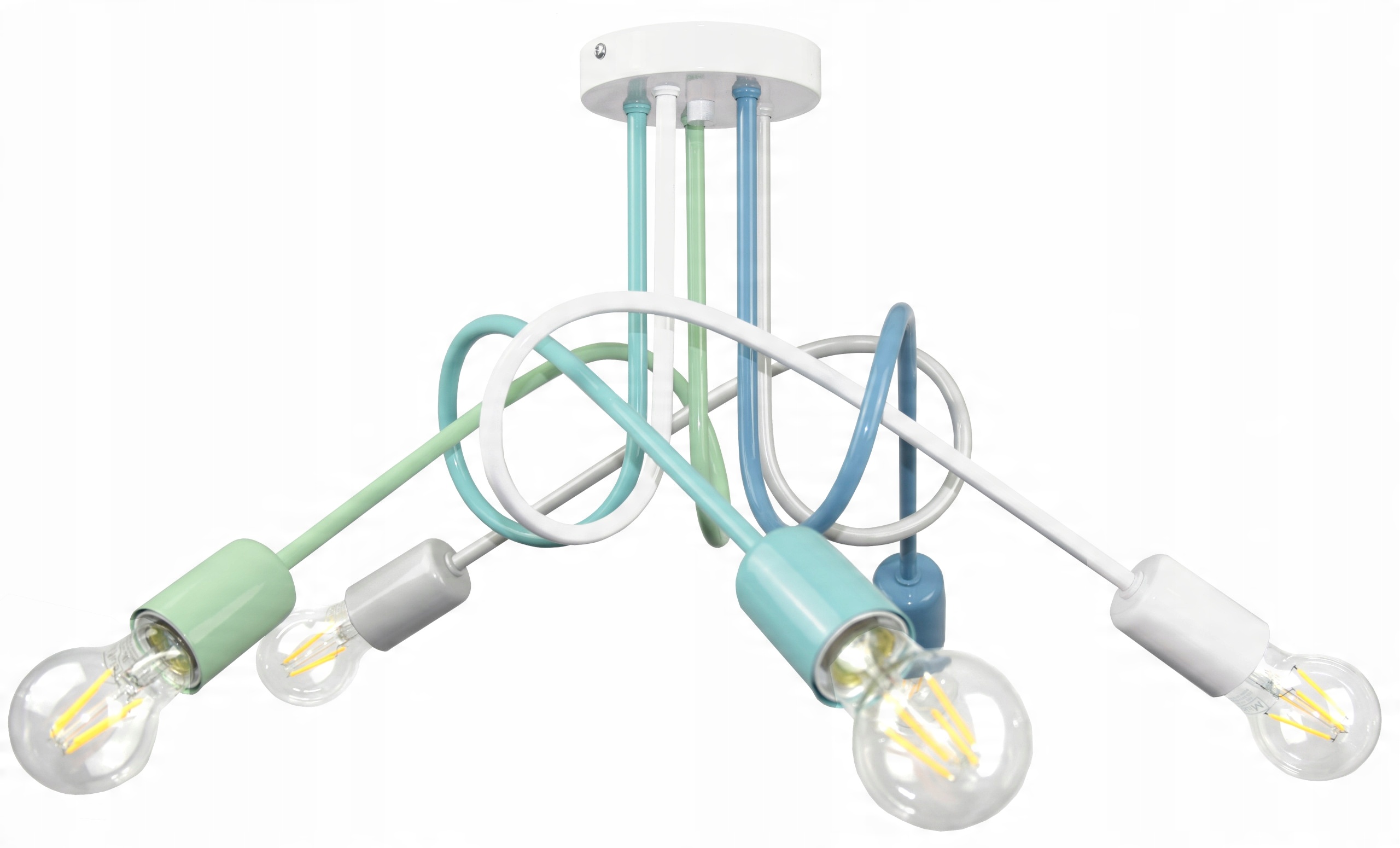 

Lampa Sufitowa Żyrandol Pastele Plafoniera Loft