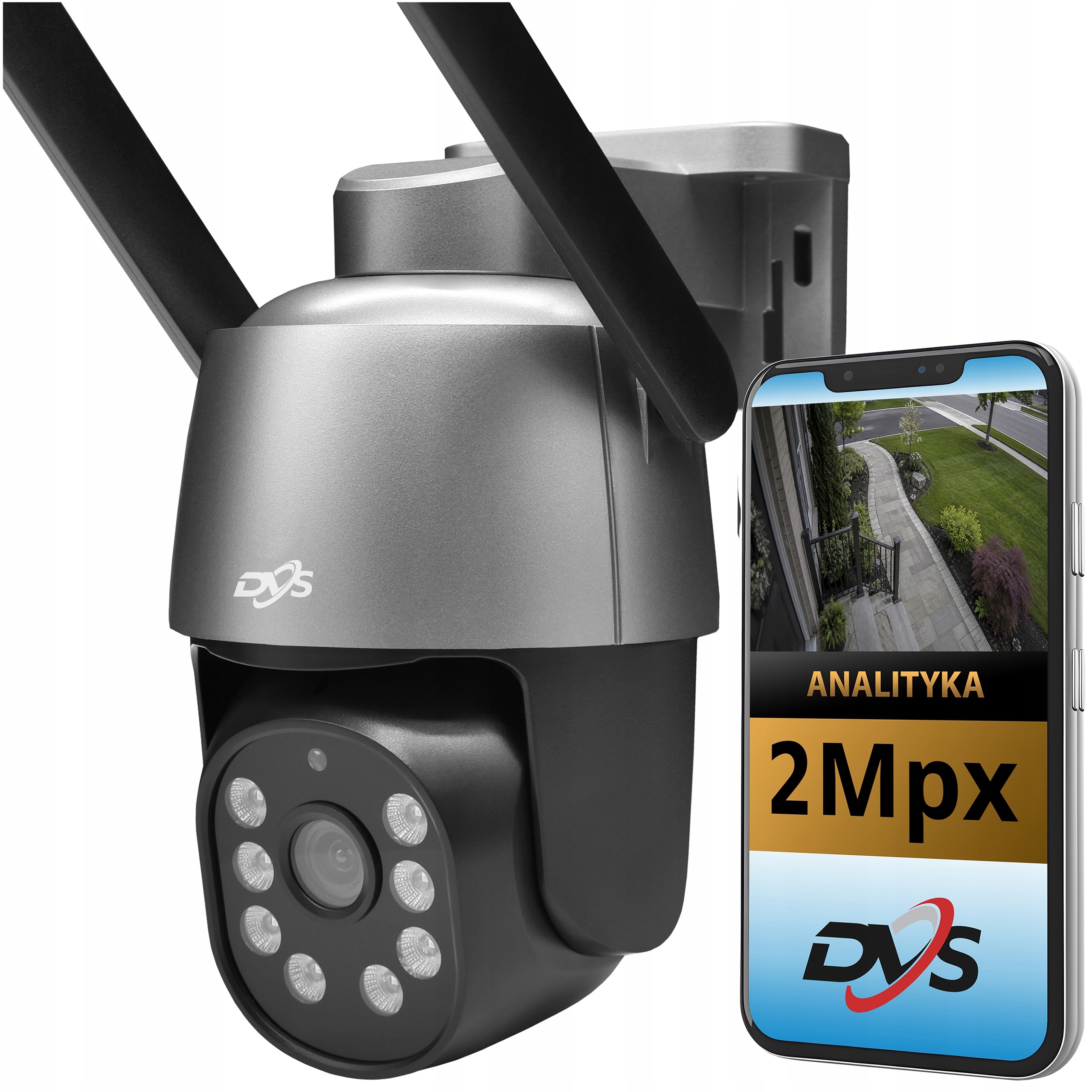 Ip Wifi Venkovní Otočná Bezdrátová Kamera S Plným Hd Monitorováním Dvs