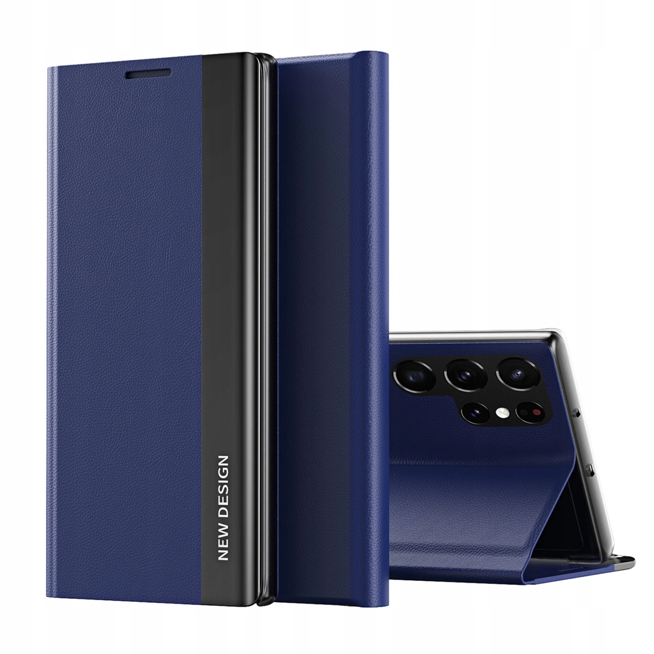 Sleep Case Pro etui do Samsung Galaxy S25 Ultra z klapką i podstawką nieb