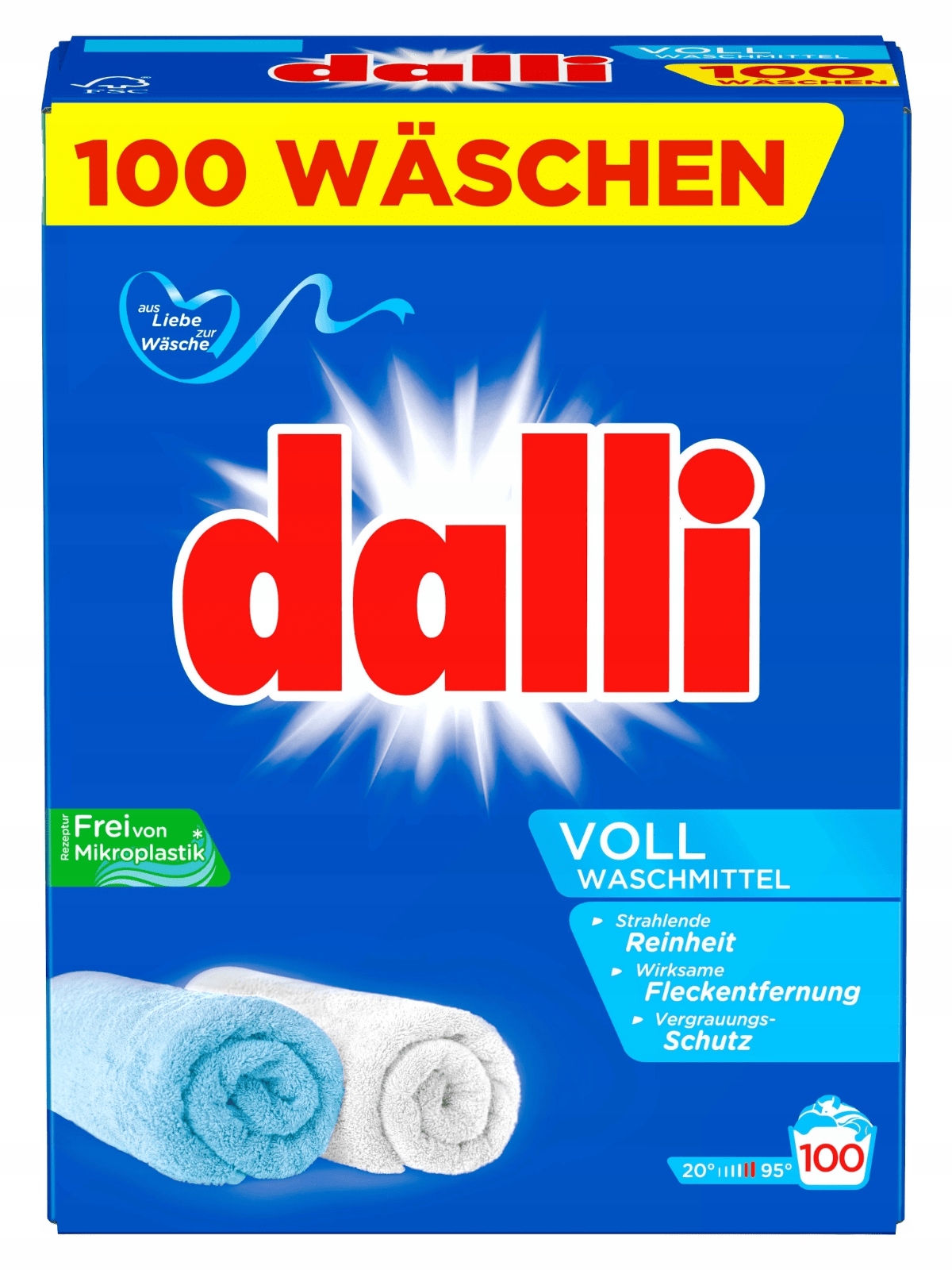 Levně Dalli prací prášek 100p 6kg pro bílé a světlé