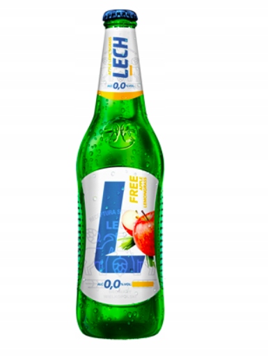 Levně Lech Free Nealkoholické pivo s příchutí jablka a citronové trávy 20 x 500 ml