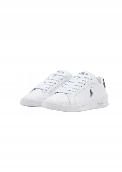 Polo Ralph Lauren Bílé Sportovní Boty Z Přírodní Kůže 48 T_a