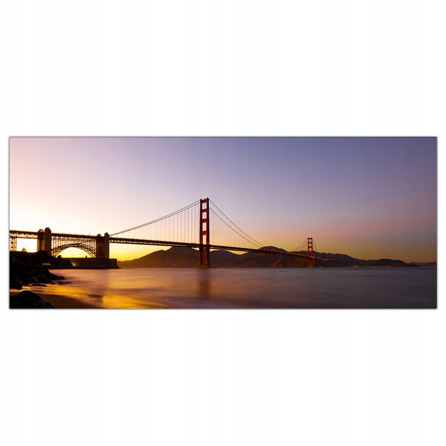 

Obraz Szklany Foto-obraz Golden Gate Most 125x50