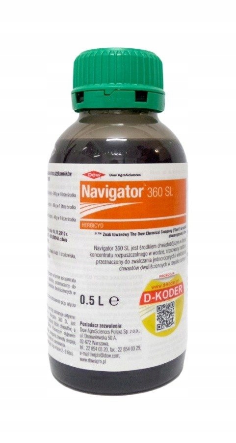 

Navigator 360SL 0,5L chwasty rzepak chaber komosa