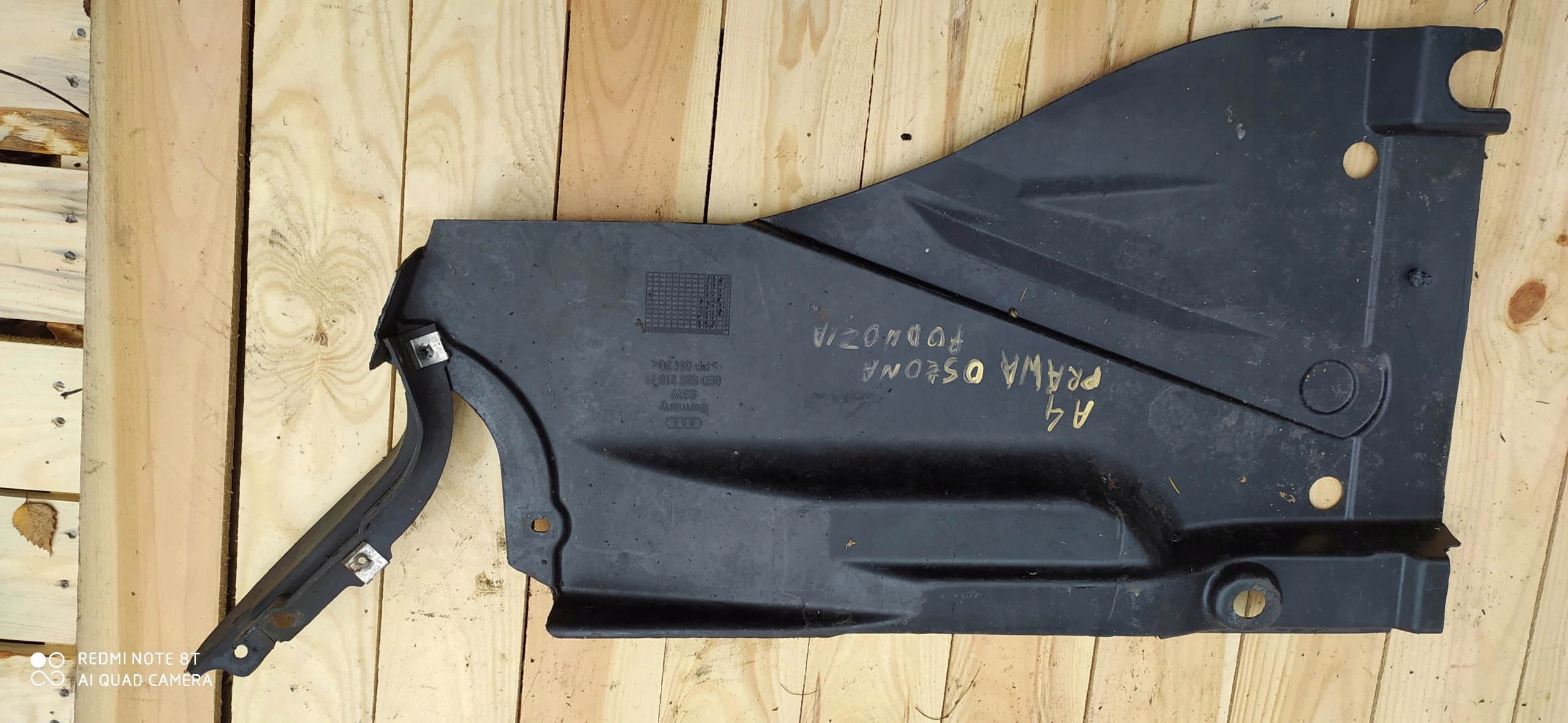 Blende Abdeckung Unterfahrschutz AUDI A4 B6 B7 8E0825216R