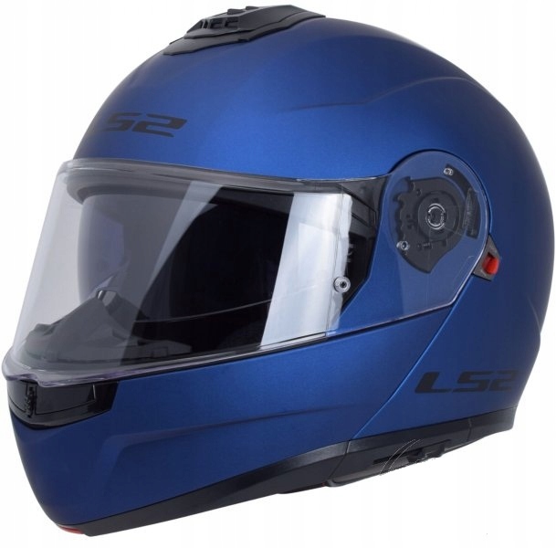 Motocyklová prilba LS2 Strobe II Modrá Mat Čeľusťová prilba FF908