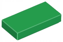 

Lego 3069b Tile płytka 1x2 Zielony 306928 2sztN
