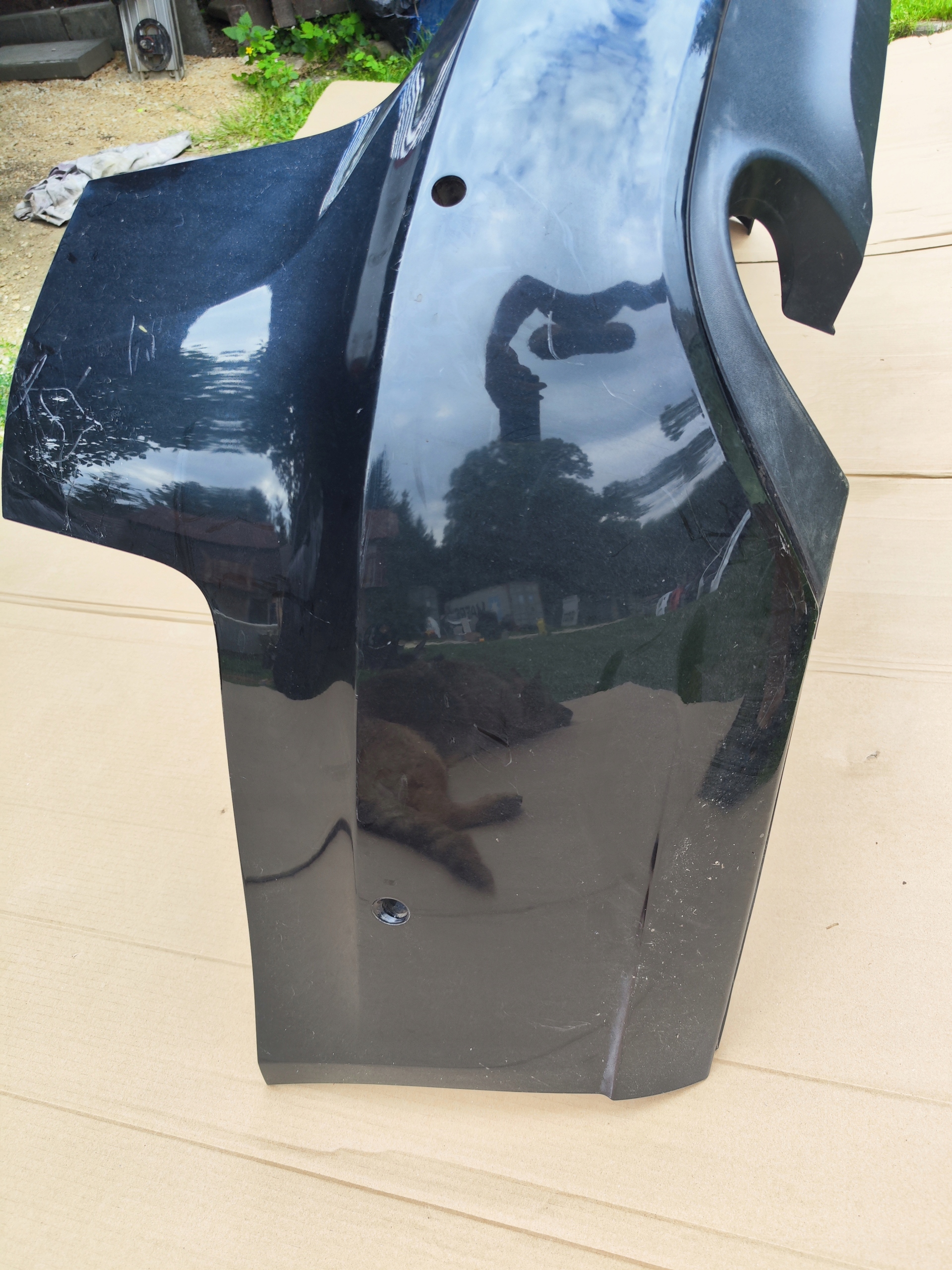 bumper rear part AUDI A6 C7 rear rear 4g0807521a 4g0807521 a