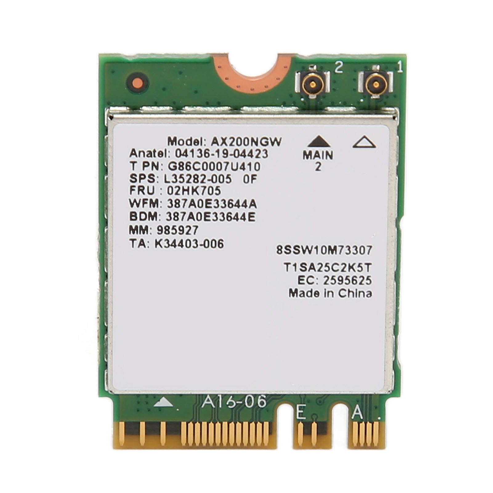 Karta sieciowa Intel AX200NGW Wi-Fi 6 (802.11ax) Bluetooth 5.2