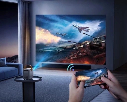 Mini PROJEKTOR LED RZUTNIK PRZENOŚNY Feegar WiFi 5G Bluetooth HDMI FOCUS EAN (GTIN) 5904610880333