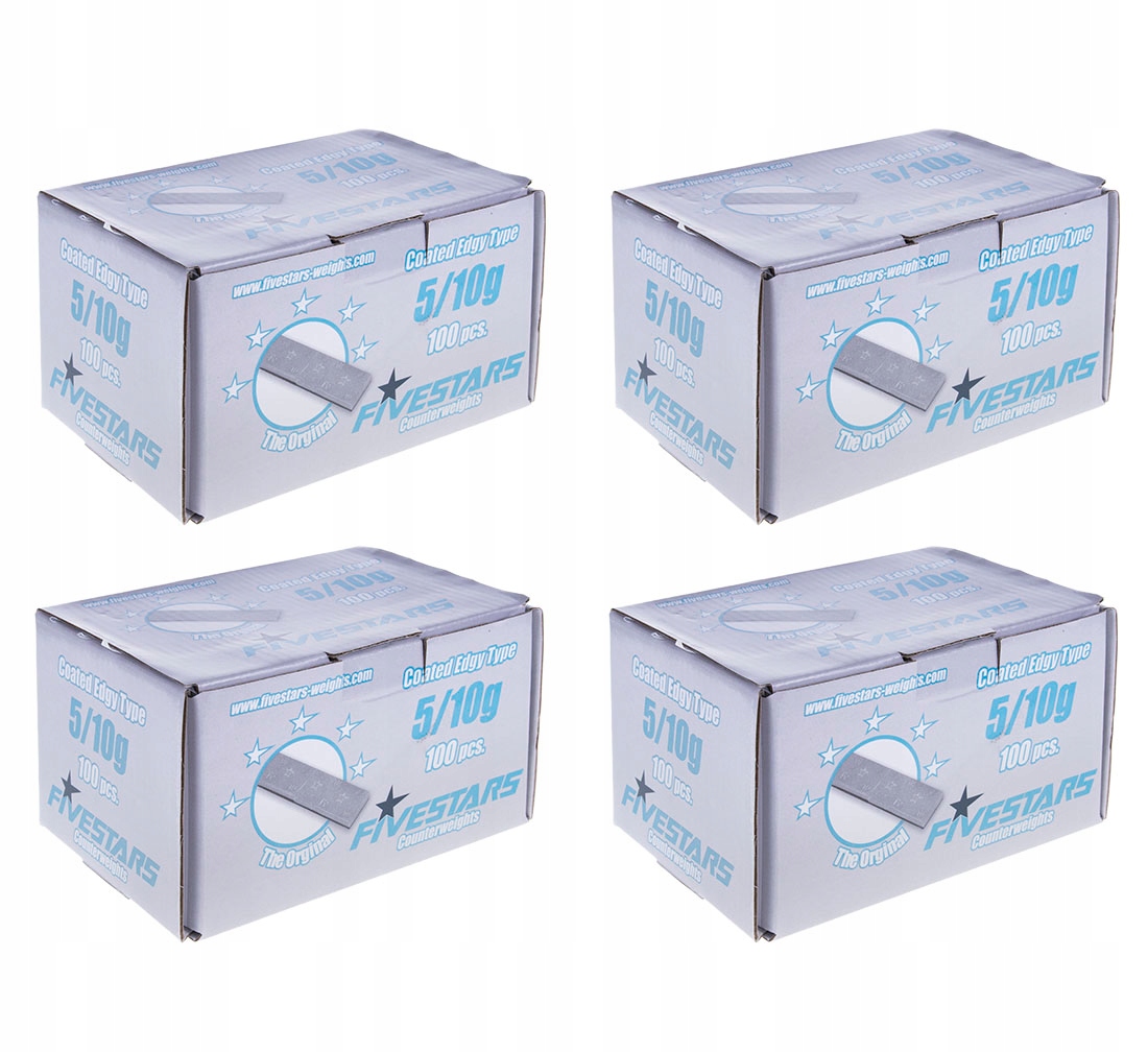 Ciezarki do kol klejone 5 10 Edgy 400szt Fivestars