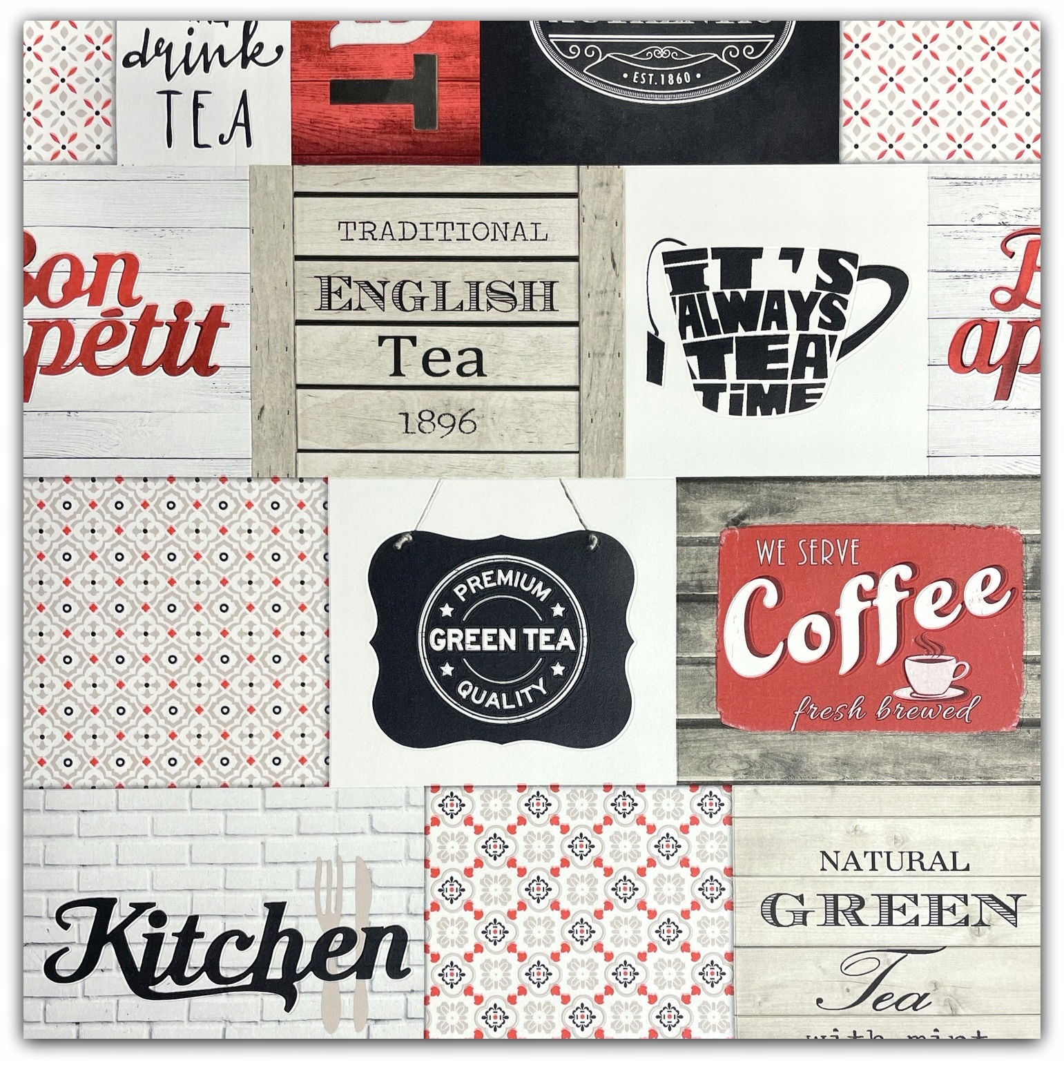 

Tapety Tapeta Kuchenna Do Kuchni Retro Zmywalna