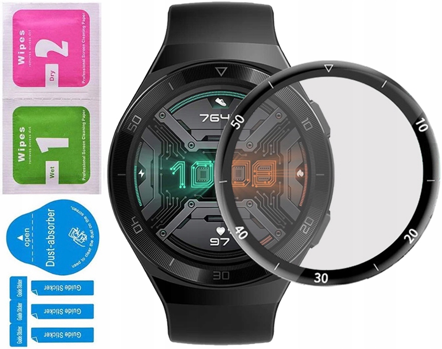 

Szkło Hybrydowe 3D Do Huawei Watch Gt 2E GT2E 46MM