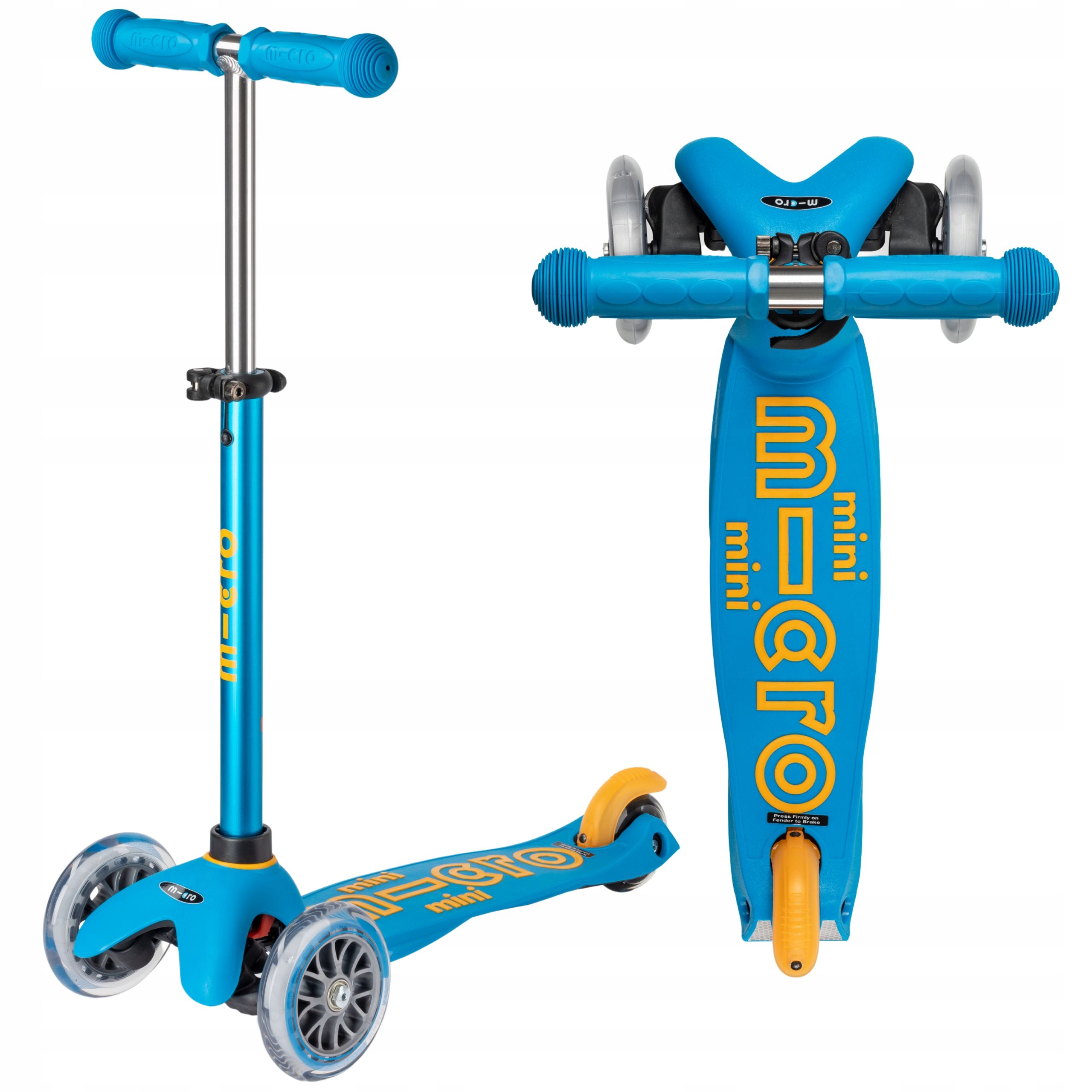 Hulajnoga Trójkołowa dla Dzieci Micro Mini Deluxe Regulowana Niebieska