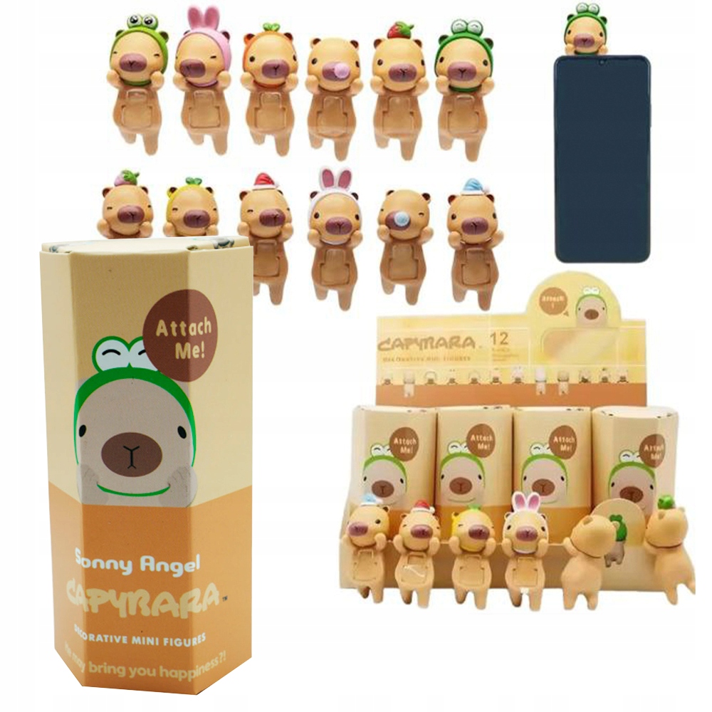 KAPIBARA HIPPERS CAPYBARA MINI LALECZKA ZAWIESZKA NA TELEFON SONNY ANGEL