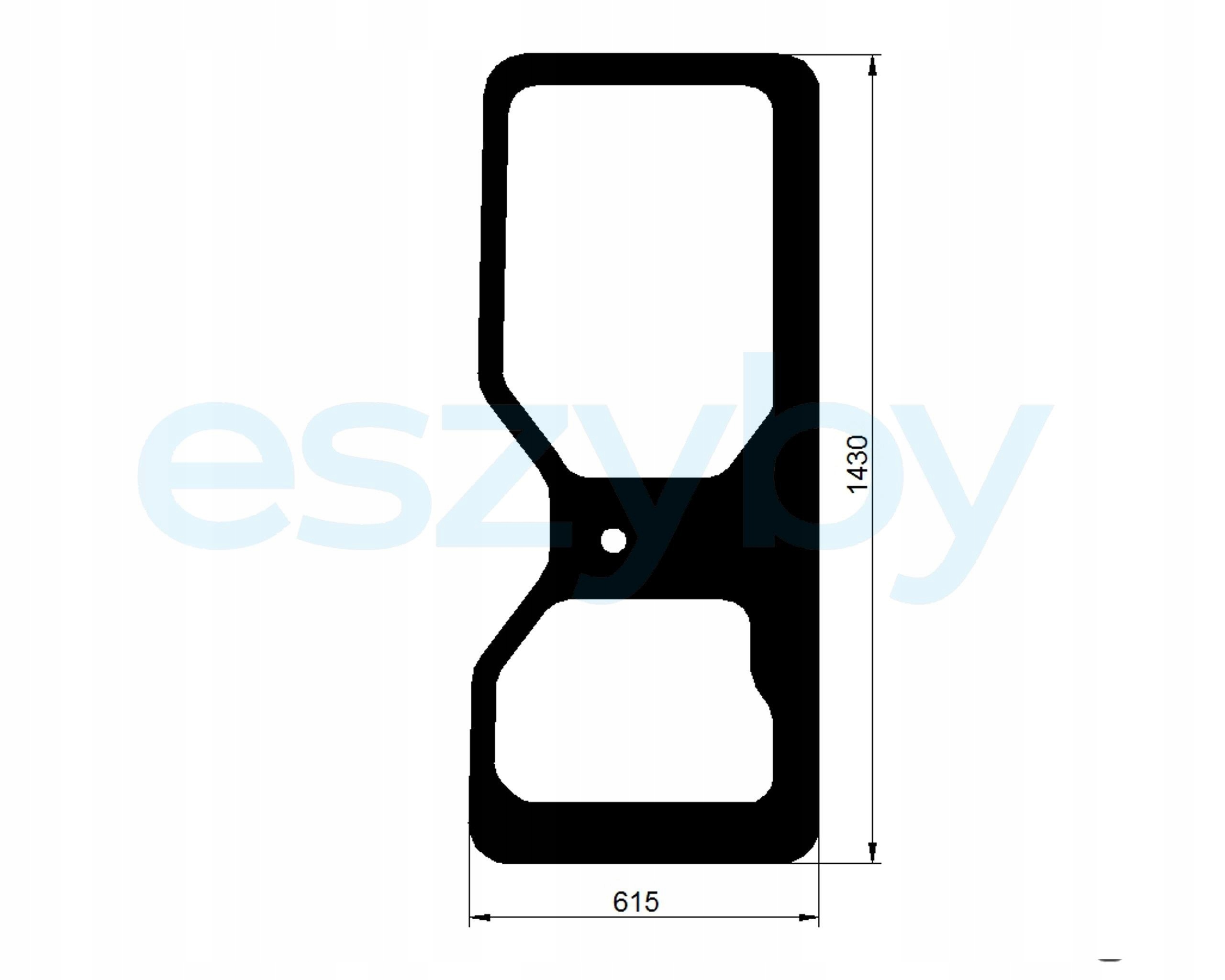 sklo minibagr Cat 303CR 304CR 305CR 313B dveře