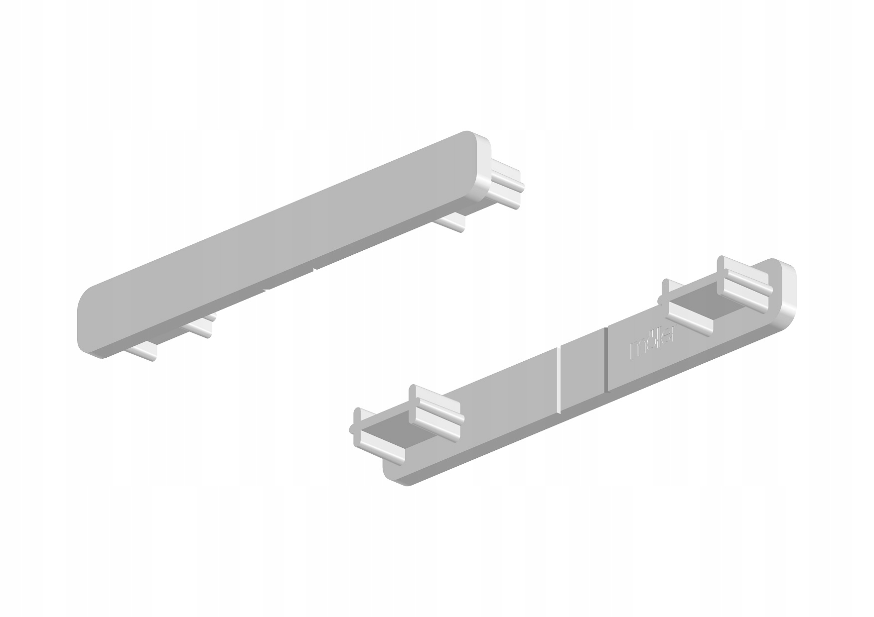 SZYNA SUFITOWA DWUTOROWA ALUMINIOWA 200 cm Zawartość zestawu komplet