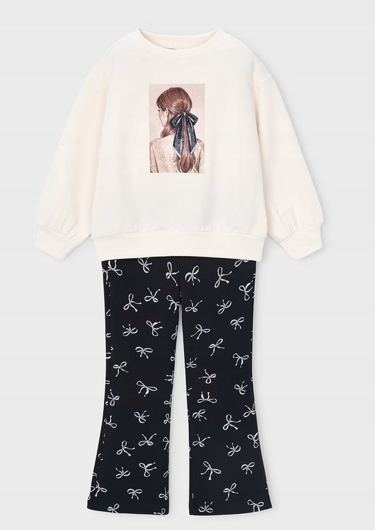 Mayoral 4738.081 Komplet legginsy i bluza dla dziewczynki 110