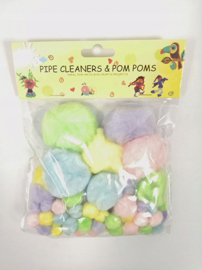 

Zestaw Pomponiki Dekoracyjne dla Dzieci Wytrzymałe