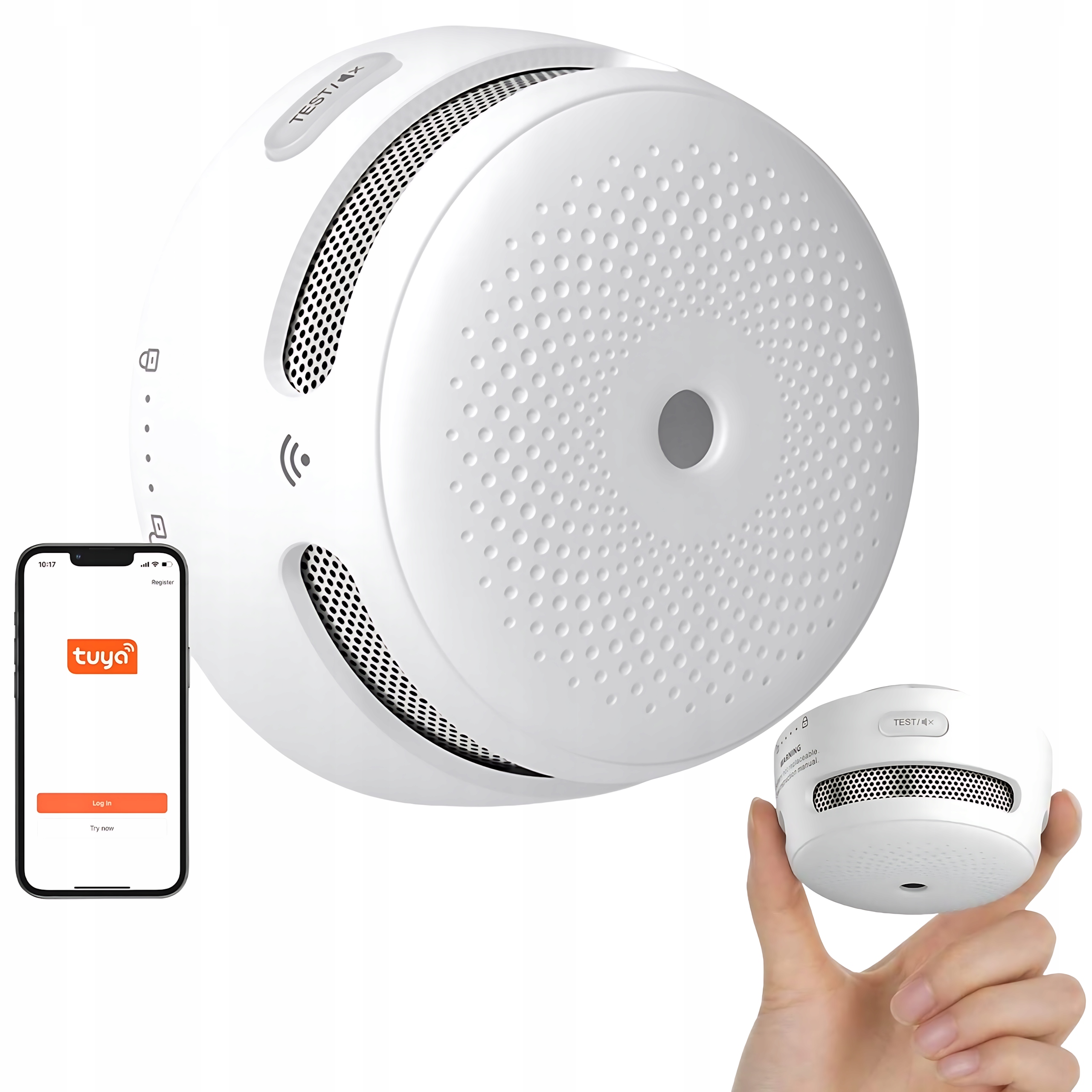 Detektor Kouře X-sense XS01-WT Tuya Wi-fi Smart Montážní Sada