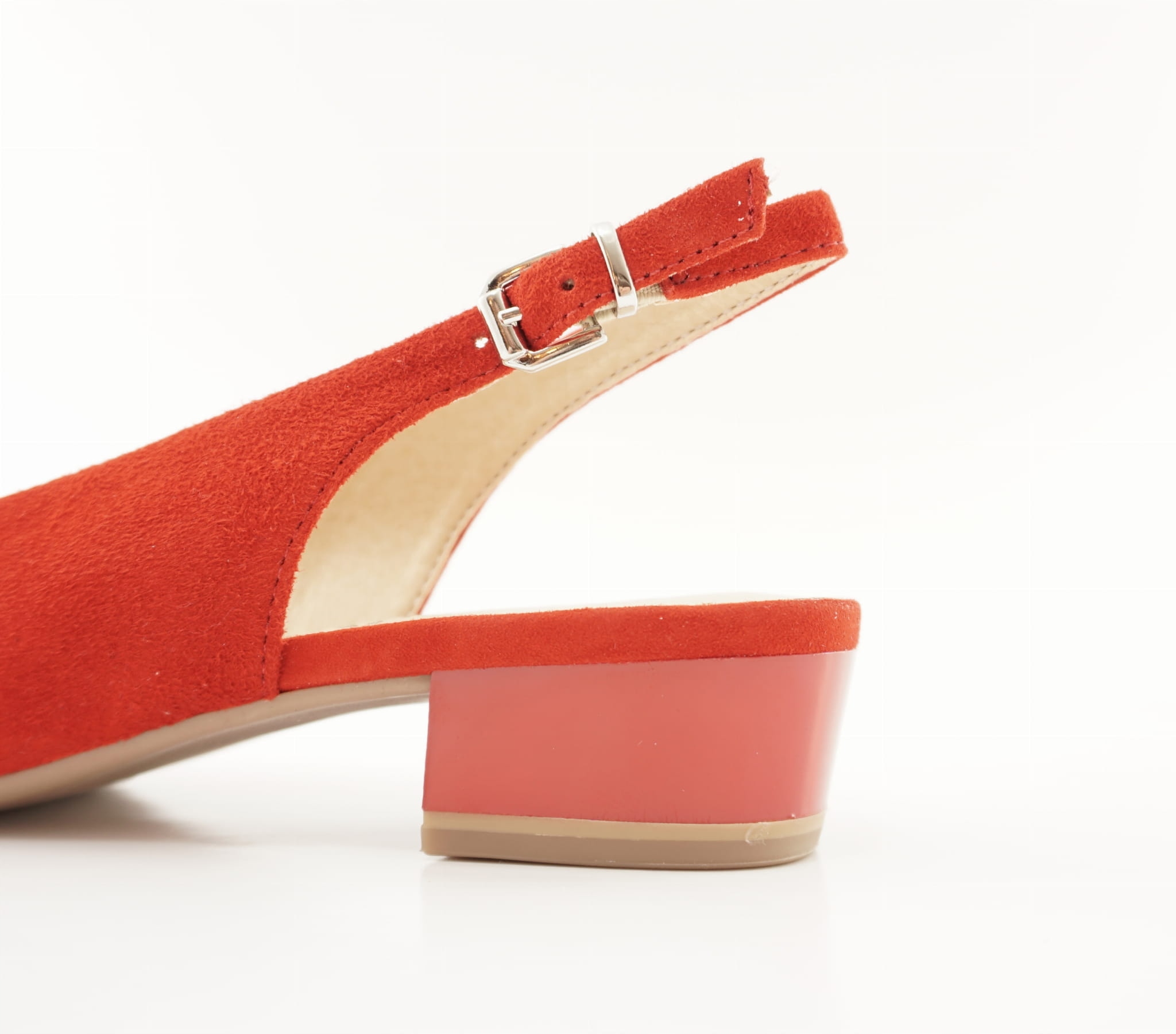 SANDAŁY CAPRICE 9-29403 24 524 RED SUEDU R36 Rodzaj obcasa klocek