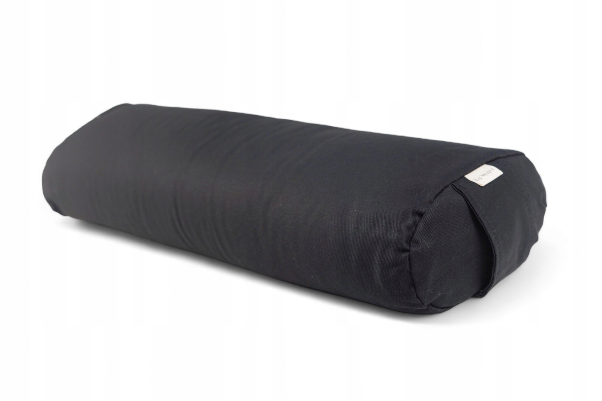 Black cotton wałek z łuską gryki, wałek do jogi z bawełny czarnej