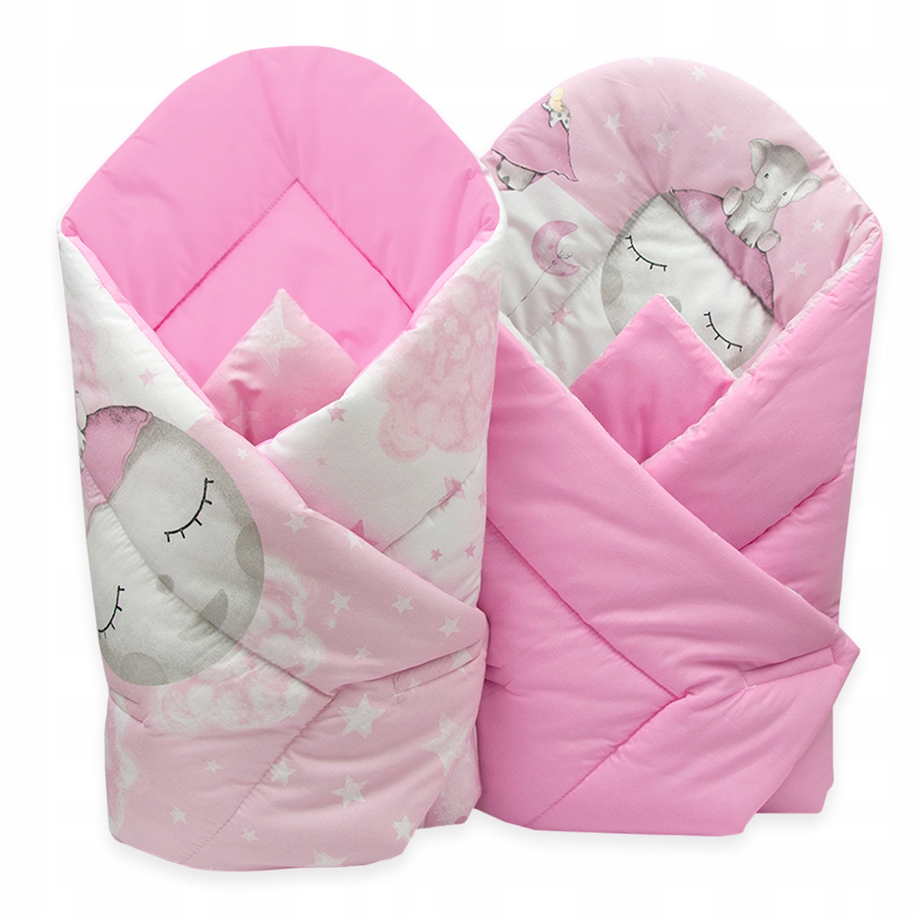 BECIK ROŻEK NIEMOWLĘCY BAWEŁNA DWUSTRONNY WZORY!