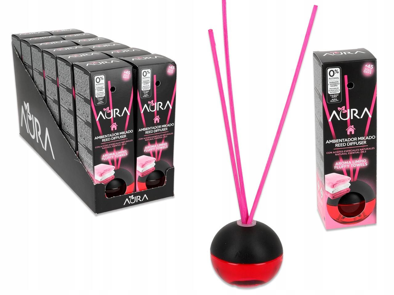 Komplet 12 difuzérov Nadýchaný uterák