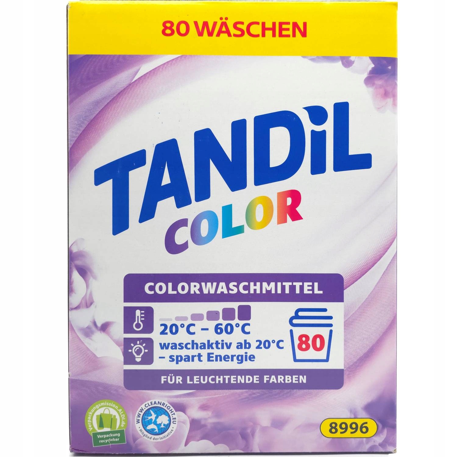 Levně Tandil Color prací prášek na barevné prádlo 80 praní 5,2 kg z Německa