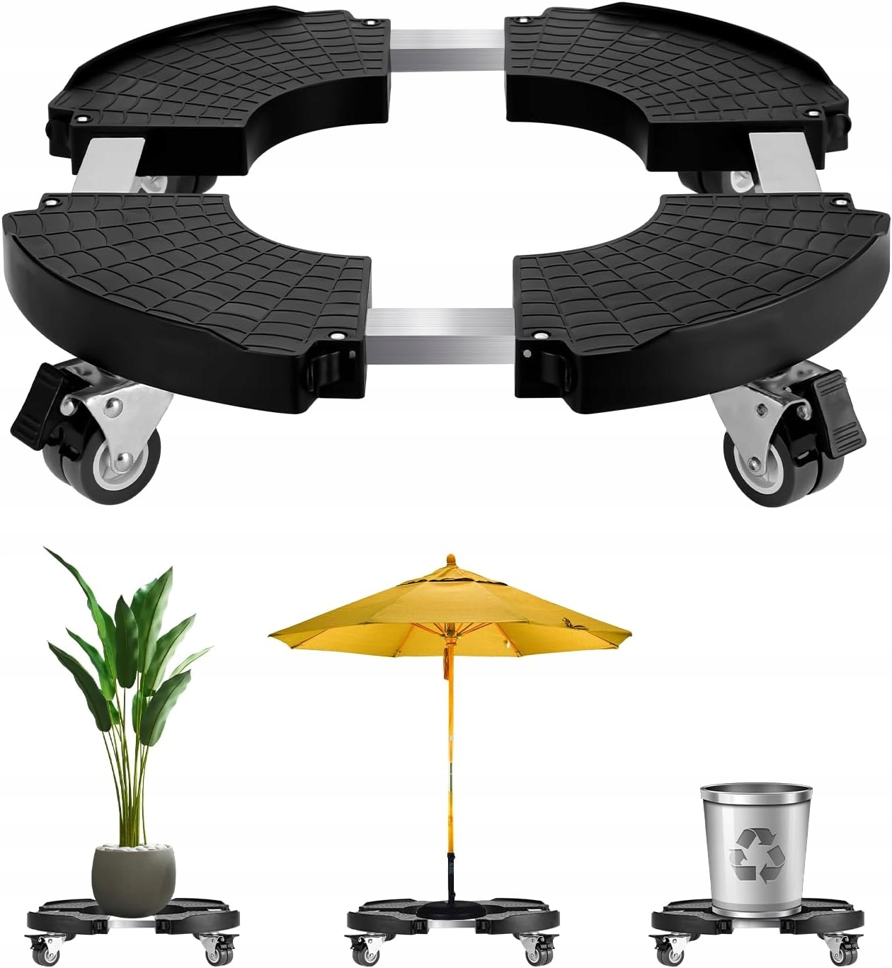 Podstavec Na Kolečkách Pod Květináč 150 Kg Pro Posouvání Rostlin Květin