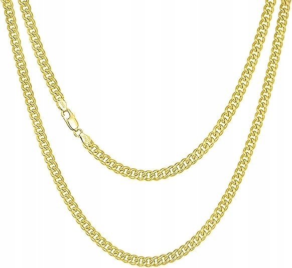 Pánský řetízek pancr stříbro o ryzosti 925 pozlacený 60 cm