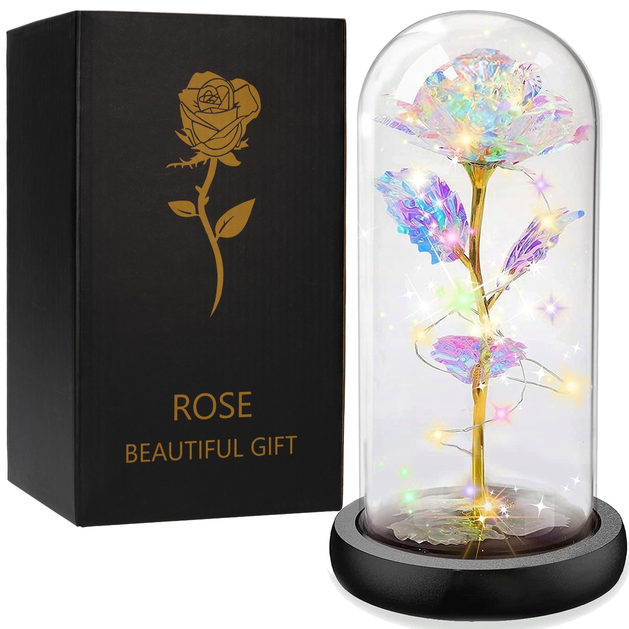 Stabilizovaná Růže Dárek K Dni Světa Valentýna Jako Živá Led Růžová Květina Pro Ni Manželku