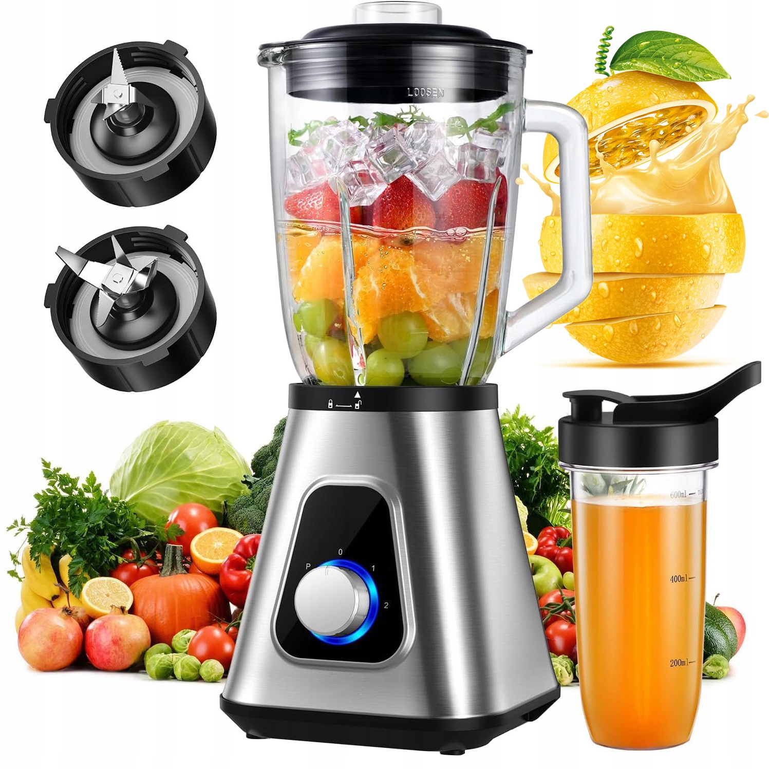 Elektrický Samočistící Odšťavňovač Na Citrony 1300 W